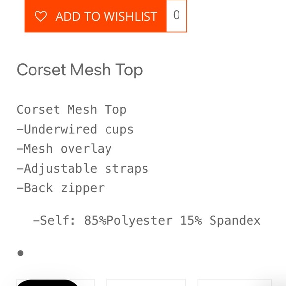 Corset Crop Top - Picture 7 of 8